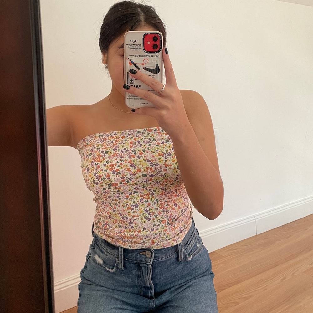 Altar’d State Floral Tube Top